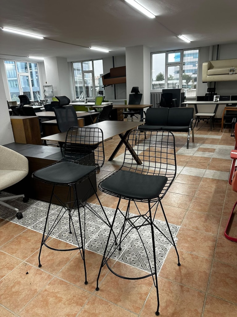 KLAS OFİS ÜSKÜDAR SİYAH BAR SANDALYESİ 2 ADET - 4