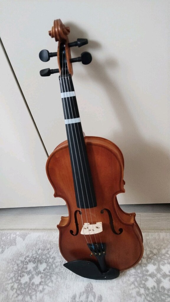 klasik ahşap keman - 3