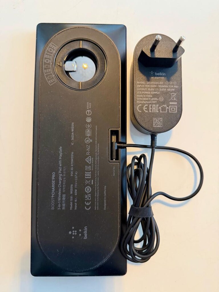 Belkin Boost Charge PRO MagSafe 3'ü 1 Arada 15W Kablosuz Şarj İstasyon - 3