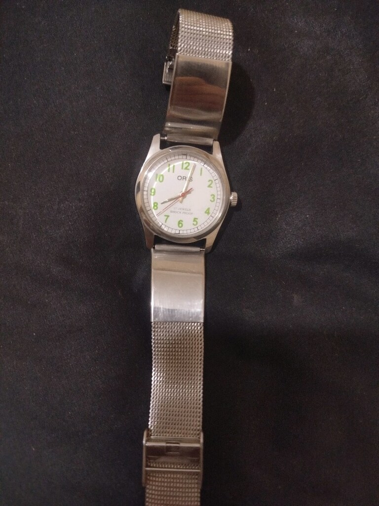 ORİS Star. vintage military 21 jewels kurmalı. 35 mm - 5