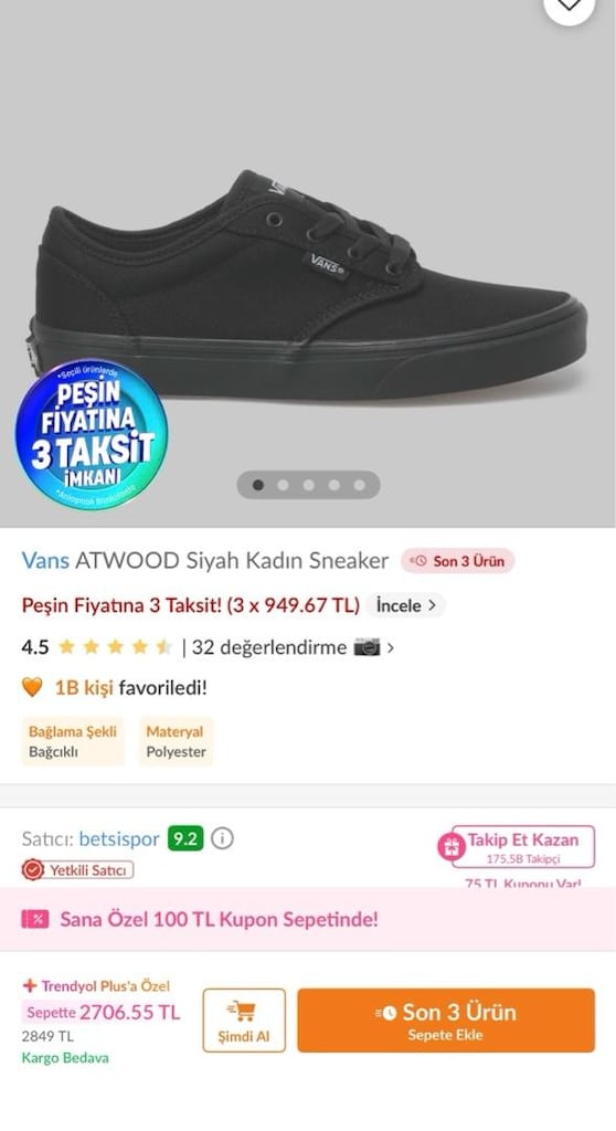 VANS AYAKKABI - 6