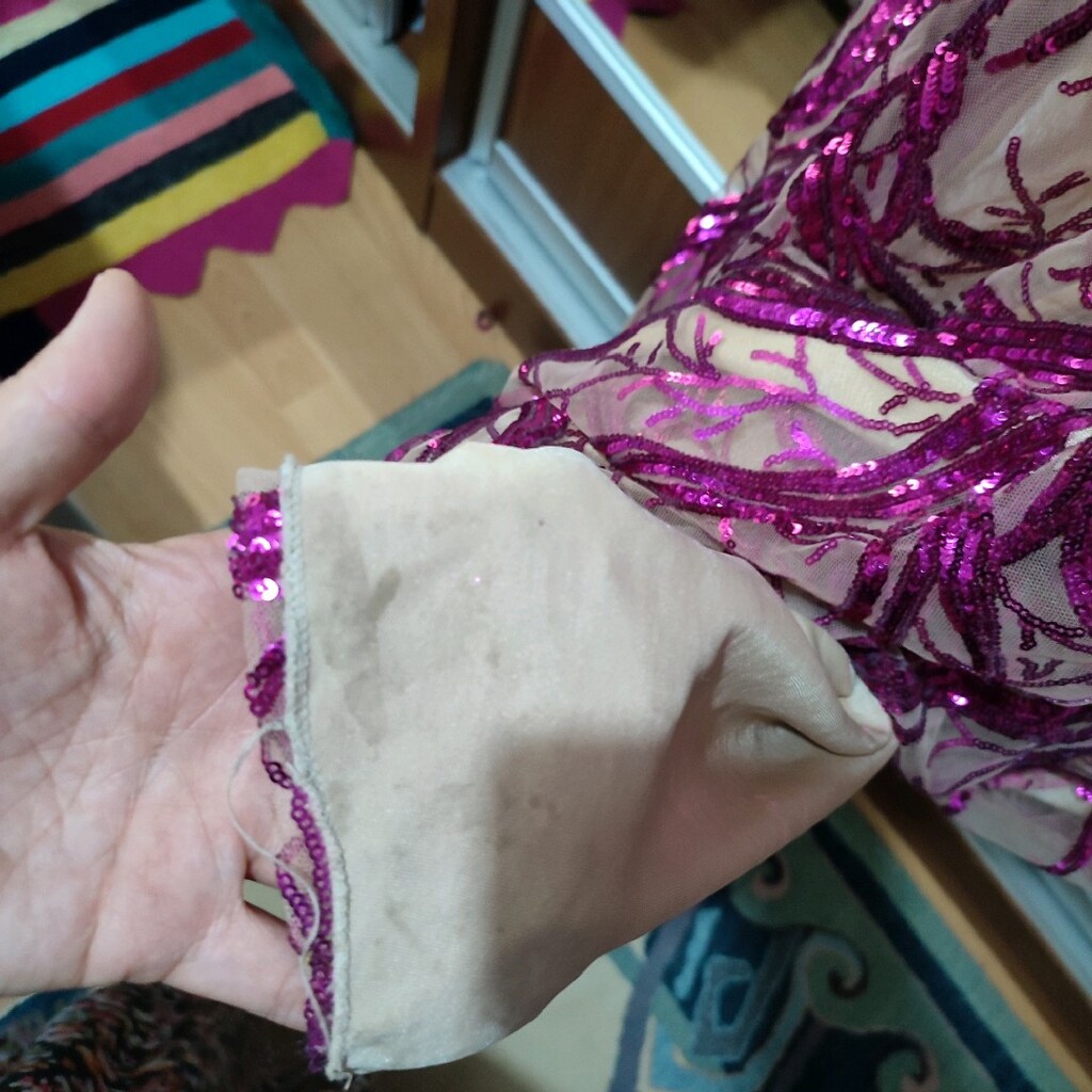 pınar Şems marka tesettür abiye ve duvaklı hazır şal - 6