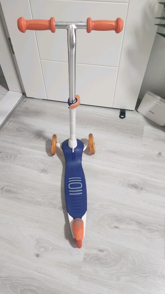 Decathlon - Scooter B1 500 Işıklı 3 Tekerlekli Indigo Mavisi - 8