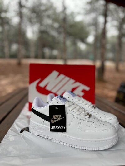 A KALİTE NIKE AIR FORCE SİYAH-BEYAZ