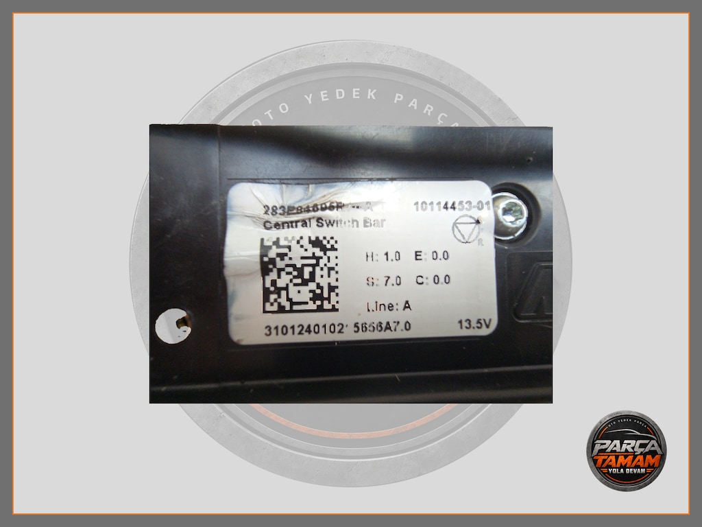 RENAULT AUSTRAL KALORİFER KLİMA KONTROL PANELİ 283E84695R - 3