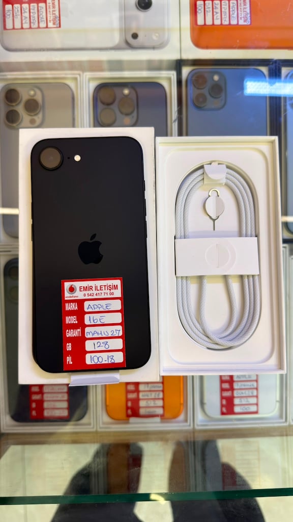 IPHONE 16 E 128 GB SIFIR TEŞHİR ÜRÜN GARANTİLİ TAKASA AÇIK - 5