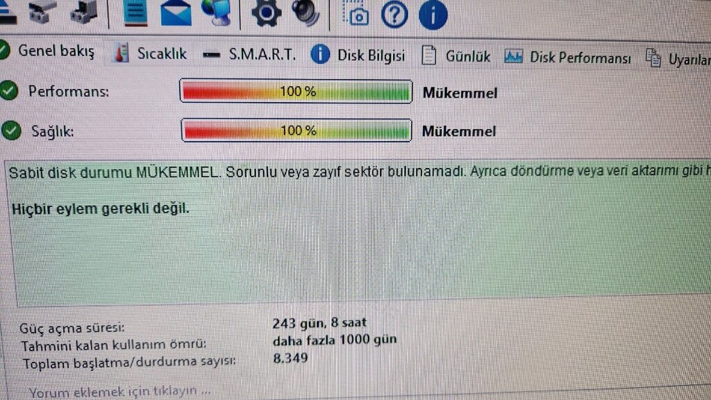 TOSHIBA 750GB HARDDİSK - 3