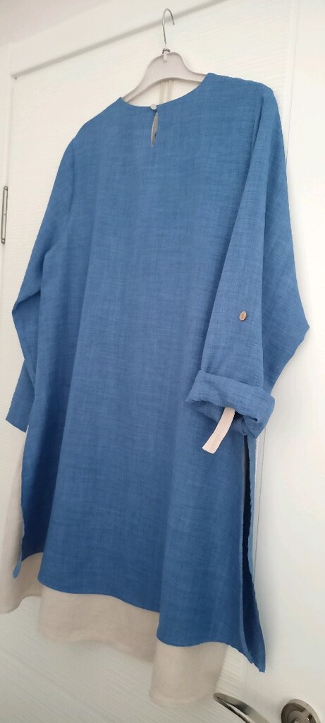 Mavi Krem Tunik - 3