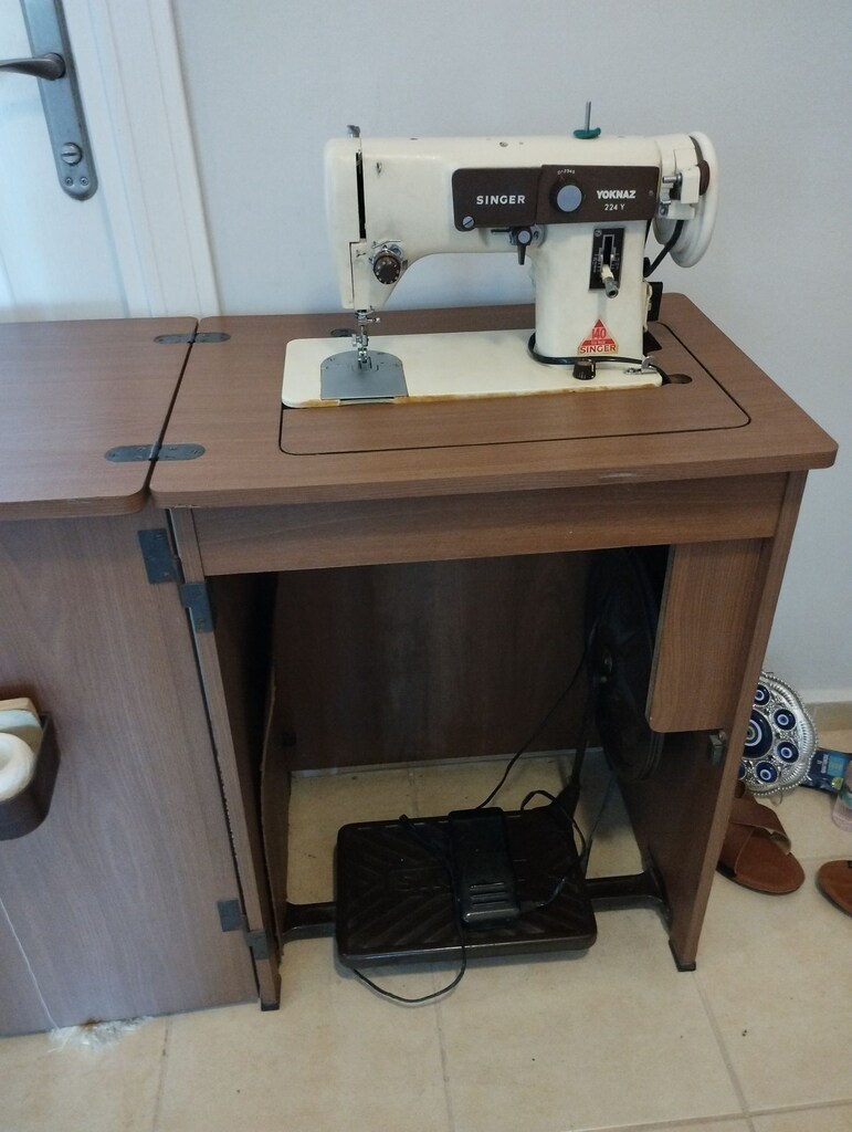 Singer dikiş makinası 30 yıllık - 3