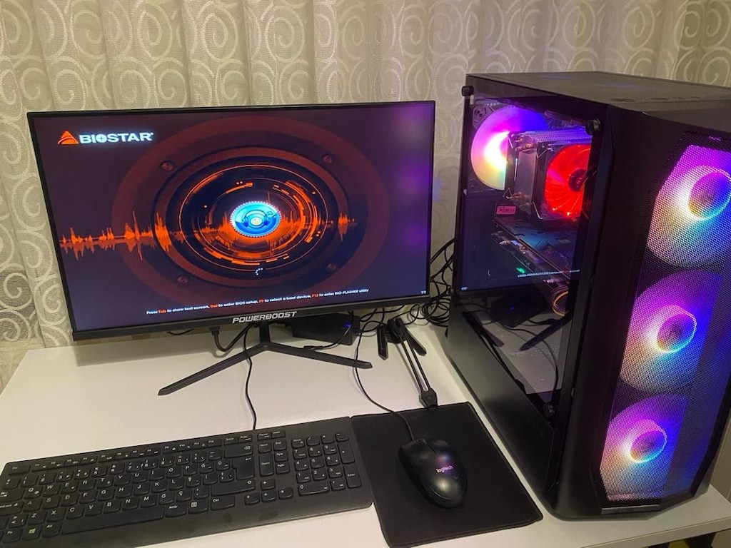 Komple Gamer Pc+monitör+masa herşey - 9