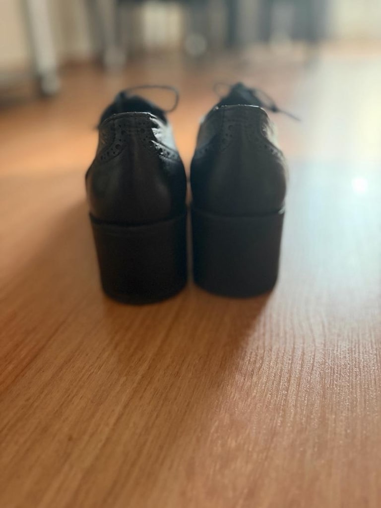 loafer klassik Oxford hakiki deri ayakkabı - 8