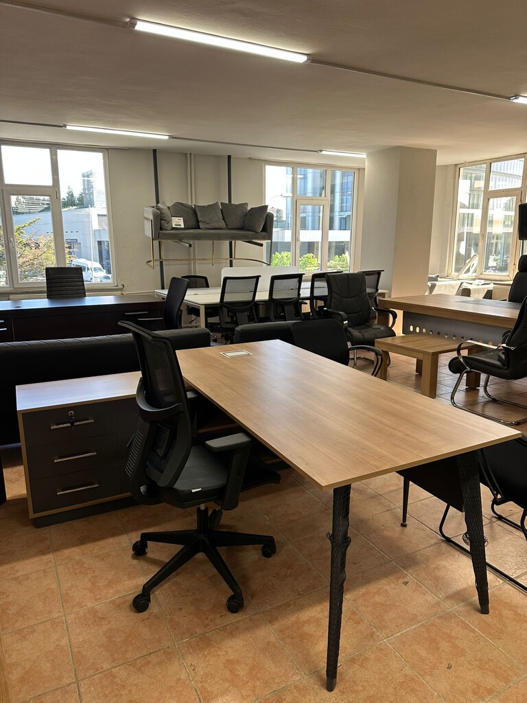 KLAS OFİS ÜSKÜDAR 180X85 MARBELLA KİRAZ MAKAM TAKIMI - 4