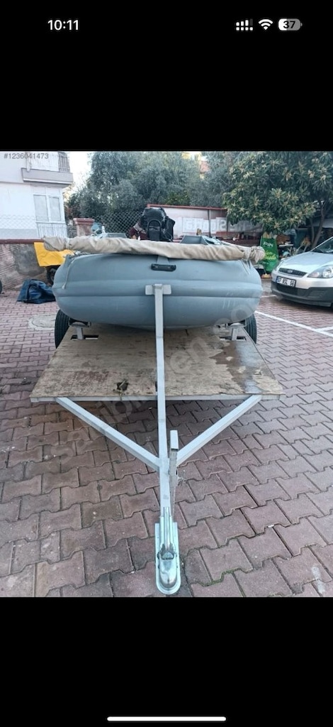 Temiz Kullanılmış Bot + Tomking RV170 Motor + Römork (Takım Halinde) - 5