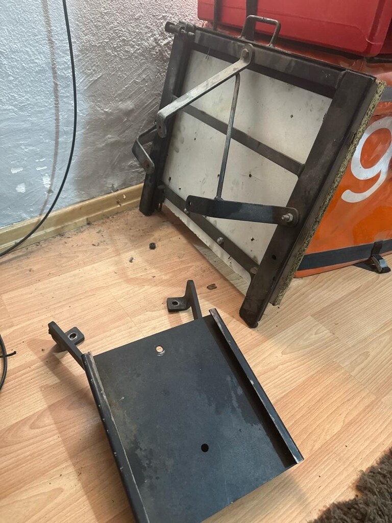 motorsiklet kurye çantası arka kızak demiri ve elcik - 5