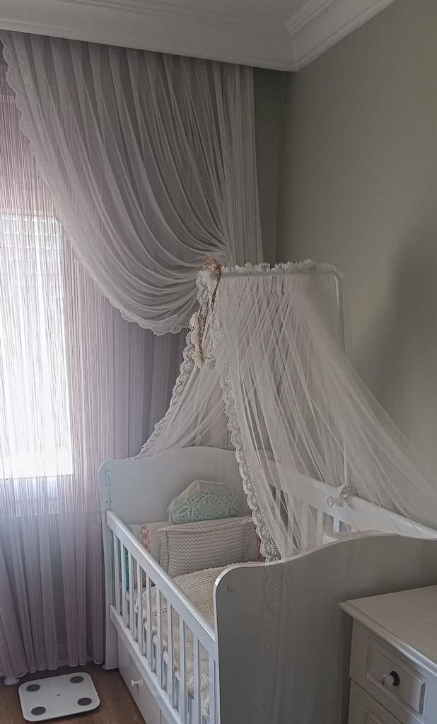 İki çekmeceli, Sallanan Bebek Yatağı ( büyük), kaliteli ahşap - 4
