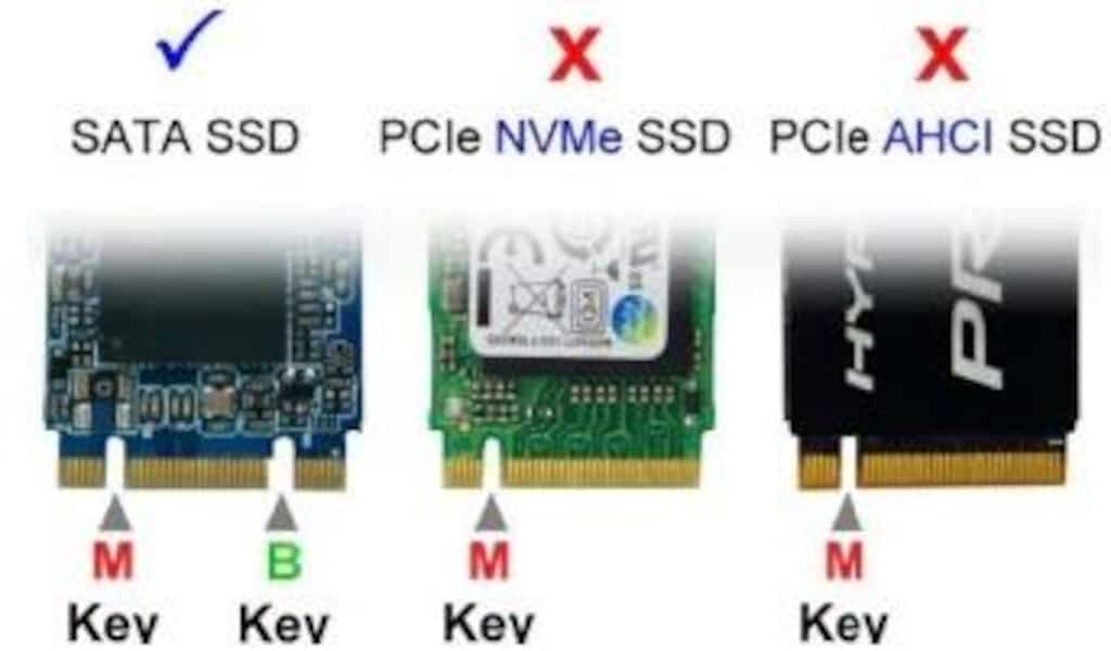 4357 M.2 Sata SSD Ngff To Type C USB 3.0 B-Key Mini Çevirici Adaptör - 5