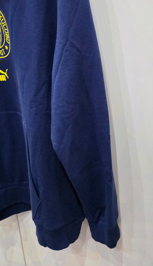 PUMA XXL Lacivert arma baskılı yazılı tribün kapşonlu sweet orijinal - 9