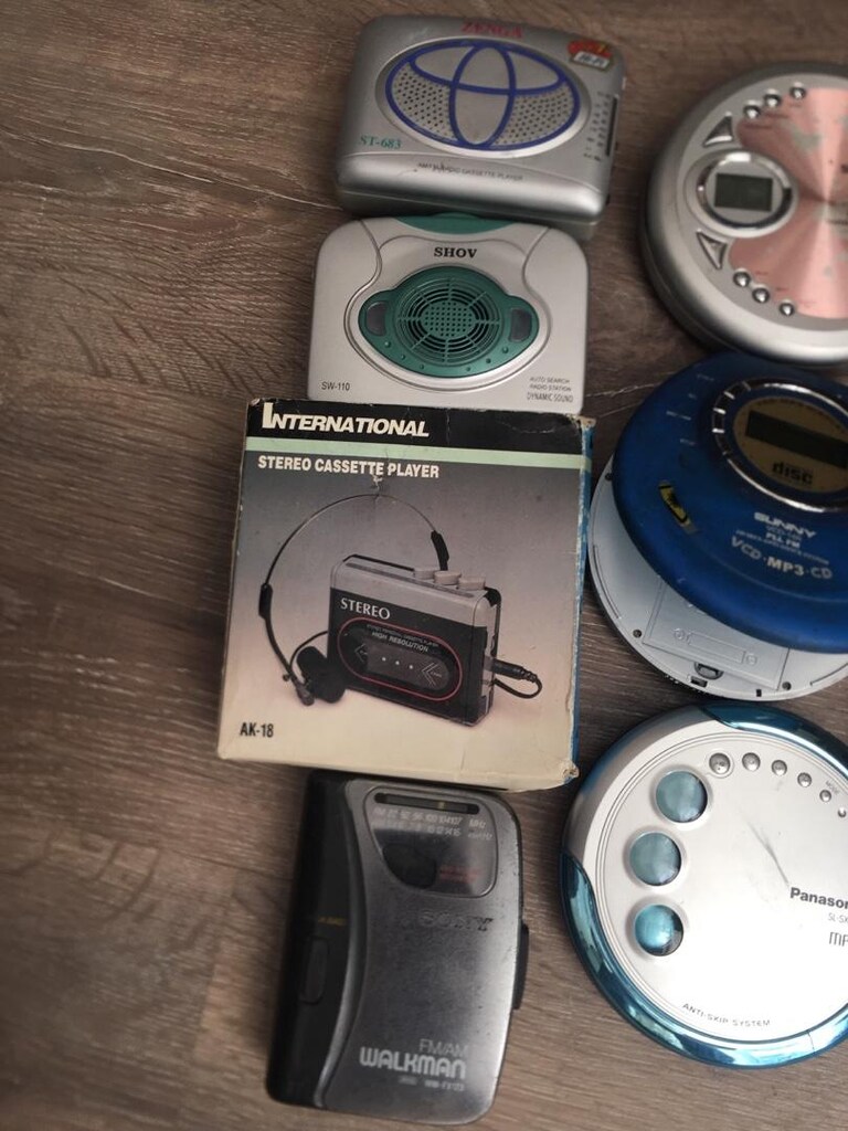 10 Adet Walkman Discman Lotu - Sony Panasonic Sunny - Koleksiyonluk - 2