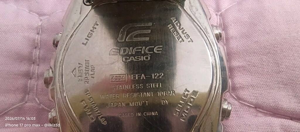 Casio edifice efa 122 - 3