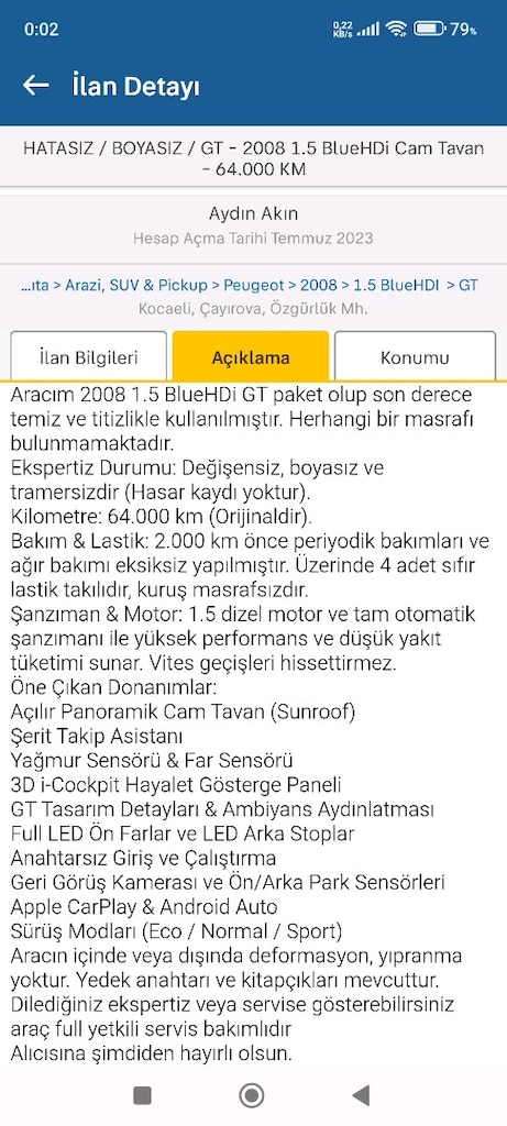 satılık 2008 - 5