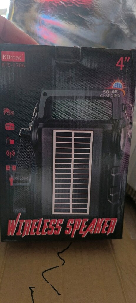 solar panelli, fener özellikli Bluetooth lu müzik çalar - 4