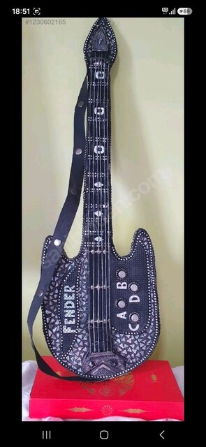 Dekoratif El Yapımı Gitar