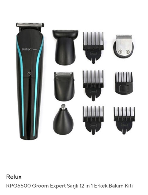 Orjinal kutusunda Sıfır Relux Groom Erkek Tıraş Makinesi