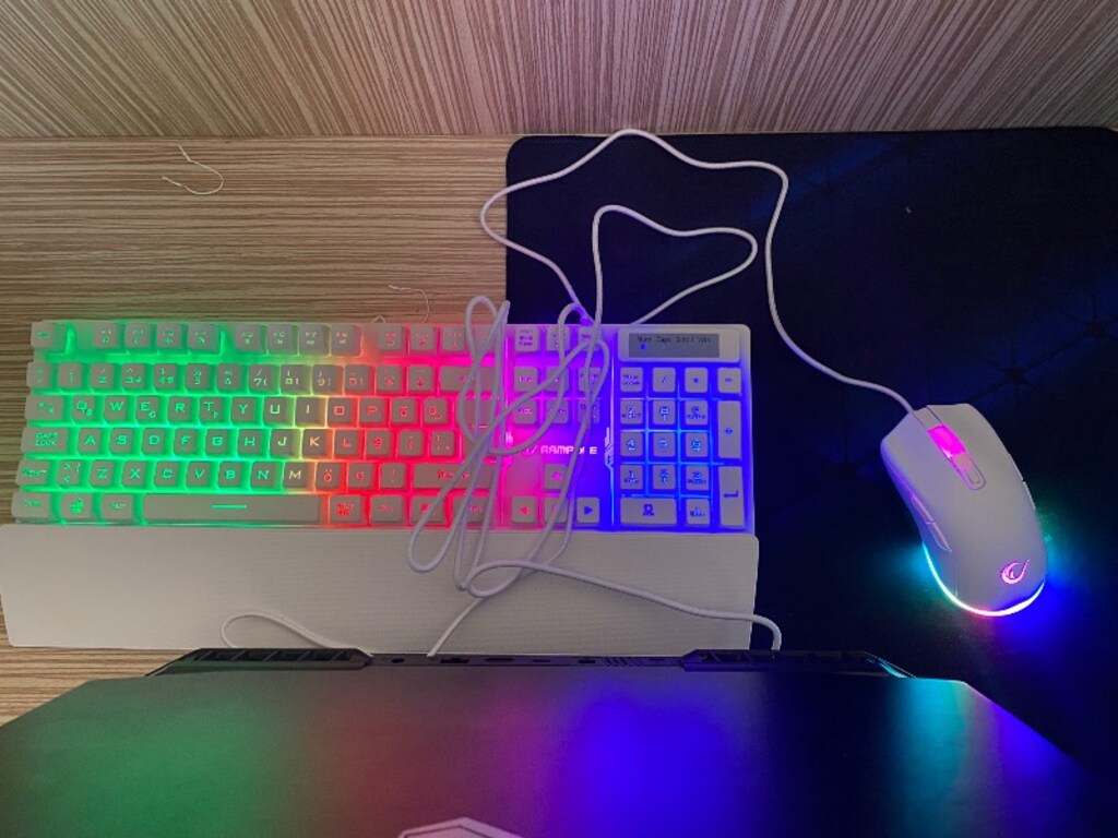SIFIR Rampage KM-RX7 FORTUNA V2 KLAVYE MOUSE SET BEYAZ - 2