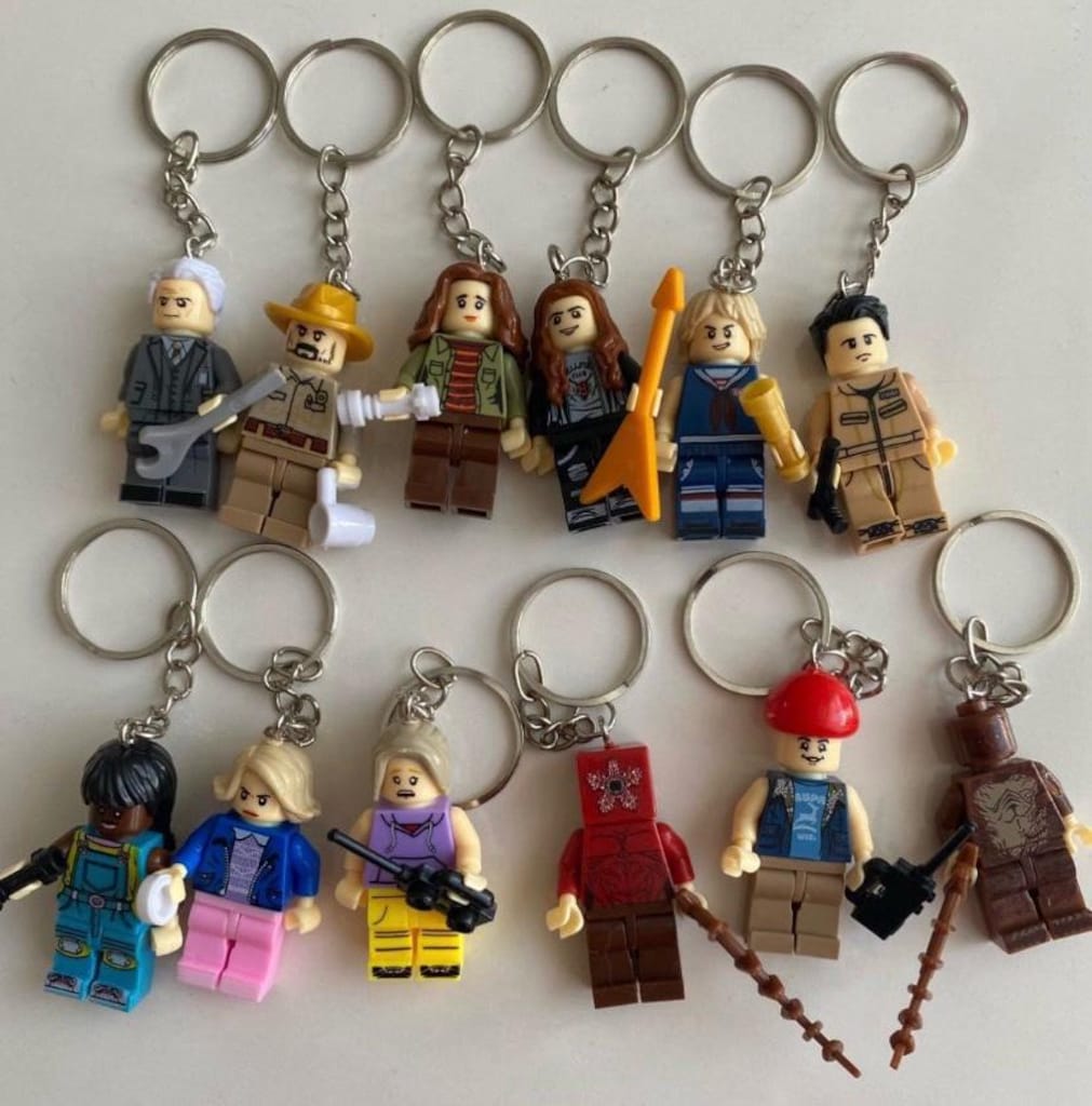 Lego Figürlü Anahtarlık Seti - 5