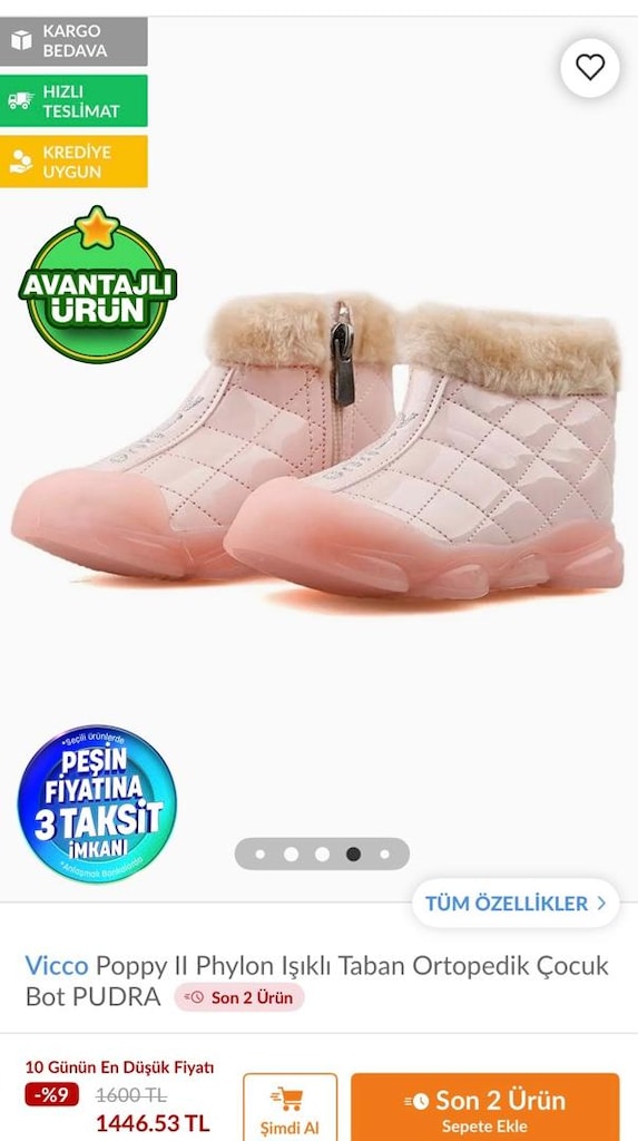 Vicco ışıklı bot sıfır gibi - 4