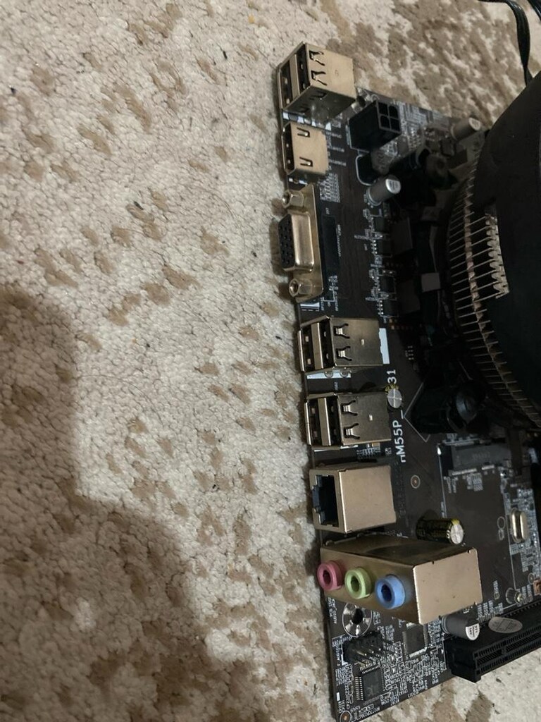ddr3 anakart + i5 işlemci + 8gb 1600mhz ram + cpu fan - 3