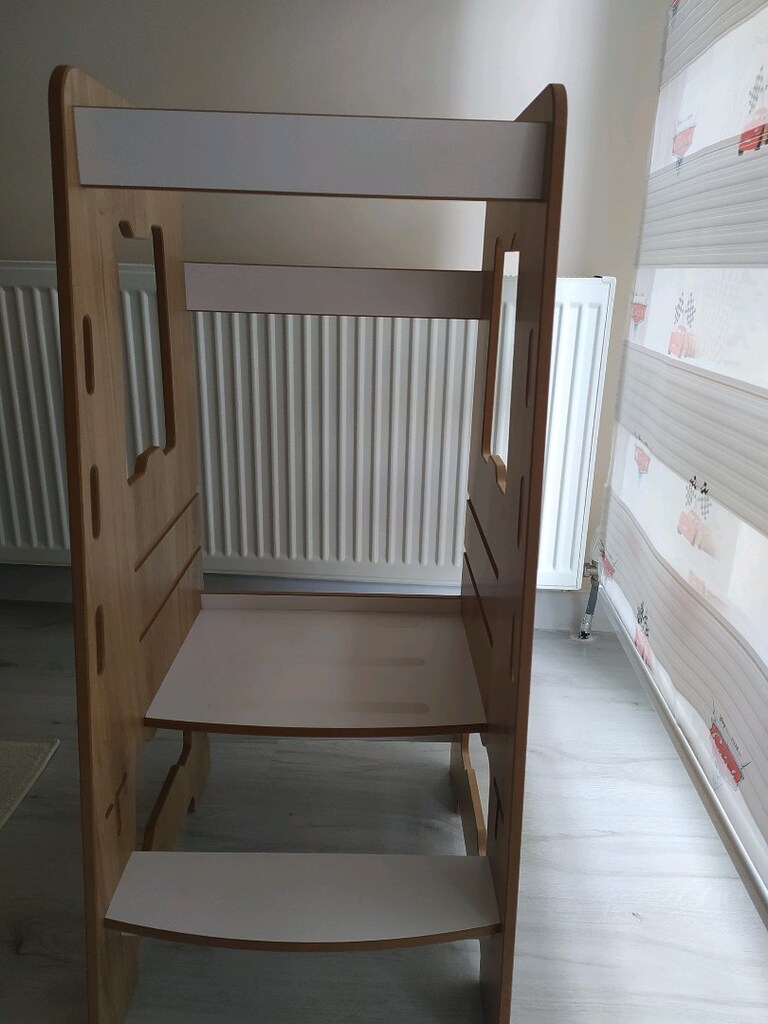 Minera Ahşap Montessori Çocuk Öğrenme Kulesi - 4