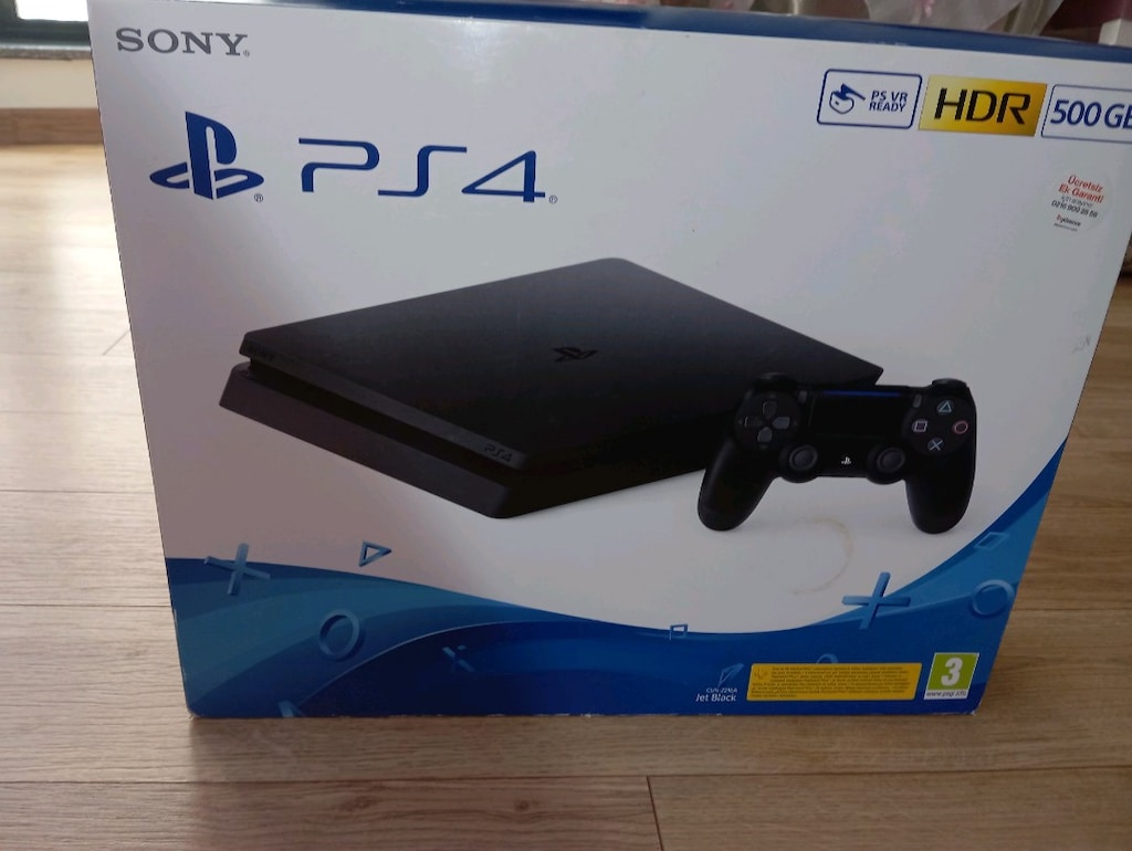 6 Ay Garantili / Kutulu Faturalı Temiz PS4 500GB Jet Black (Bilkom) - 6