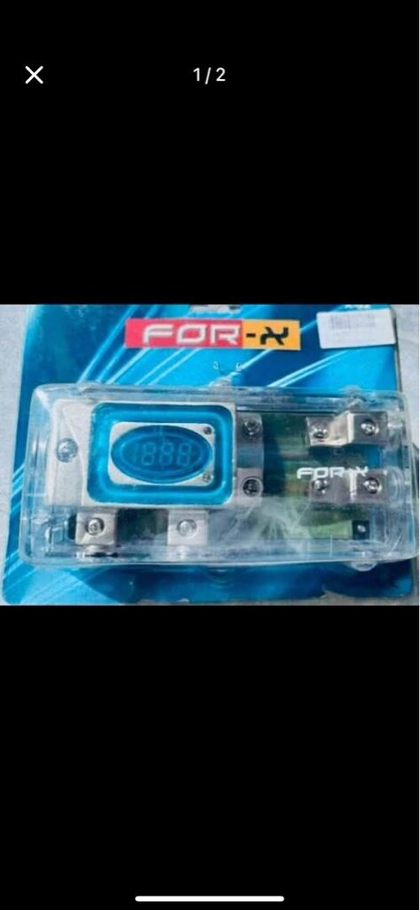 FORX X02 NEON IŞIKLI VOLTMETRELİ OTO SES SİSTEMİ DAĞITICI - 2