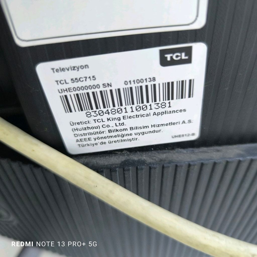 TCL 140 Ekran Qled TV jelatini üstünde Tertemiz Televizyon - 11