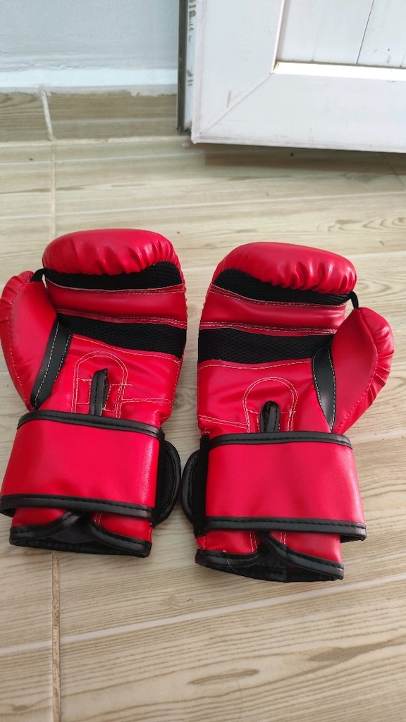 üçlü kick boks seti 2 metre bandaj, tekmelik,boks eldiveni - 3