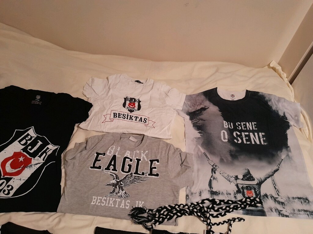 Son fiyat! Barkodlu, 14-16 yas-S,BJK-Besiktas forma,kaskol satilik.. - 15