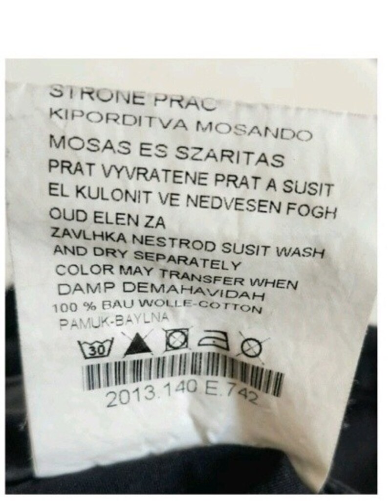 ARMANİ erkek Füme kanvas tipi pantolon - 9