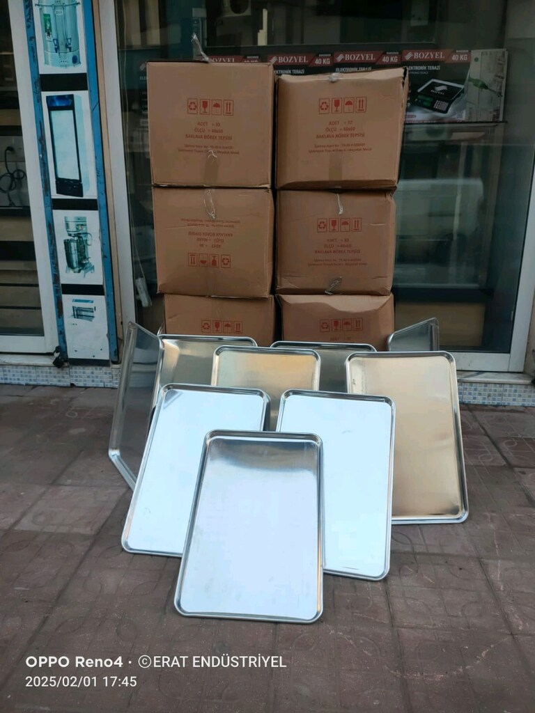 börek tavası fırıncı tavası 40 60 tava Boyoz poğaça tavası - 10