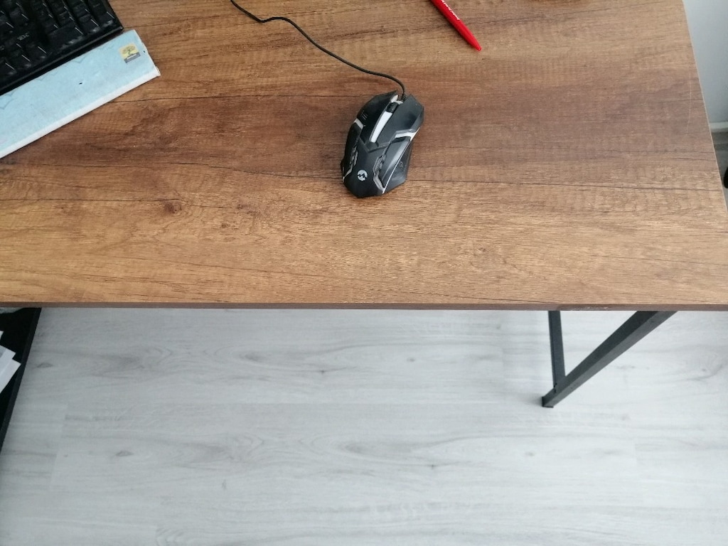 Kitaplıklı L şekli çalışma ofis bilgisayar masası çift yönlü kullanım - 13