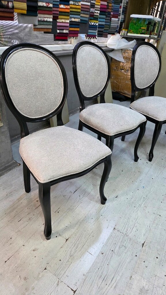 4 adet madalyon sandalye sifir kendi yapimiz - 3