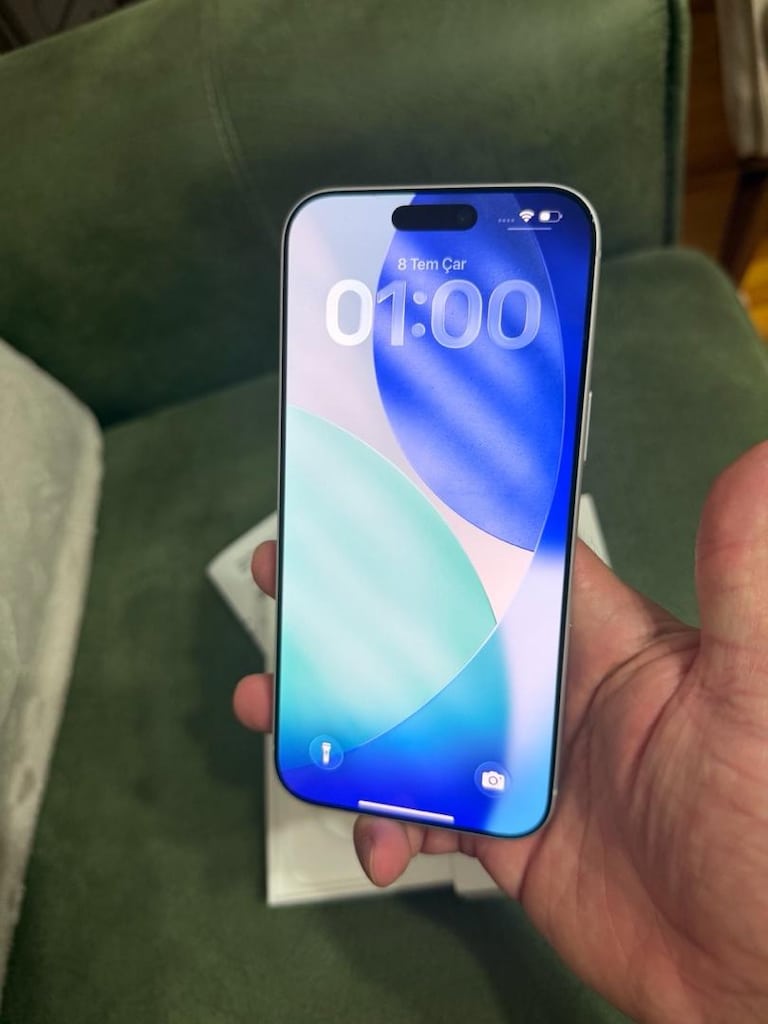 iphone 17pro max (21 ay garantili pil 100) - 10