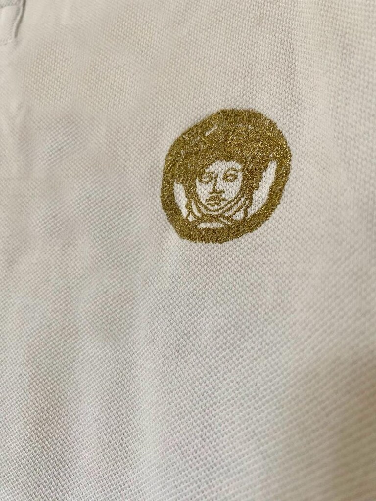 Versace Beyaz Polo Yaka Tişört - 2
