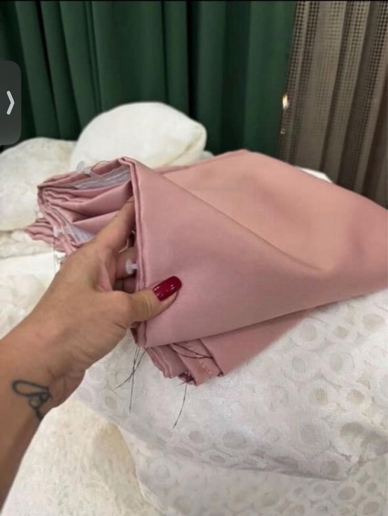 SIFIR ÇİFT KANAT PEMBE IŞIK GEÇİRMEZ FON PERDE - 4