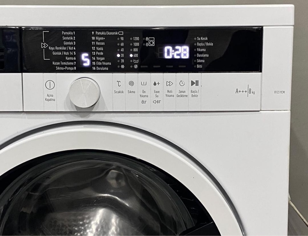 ARÇELİK 8 KG A+++ 1200 DEVİR ÇAMAŞIR MAKİNESİ HEMEN TESLİMAT - 3