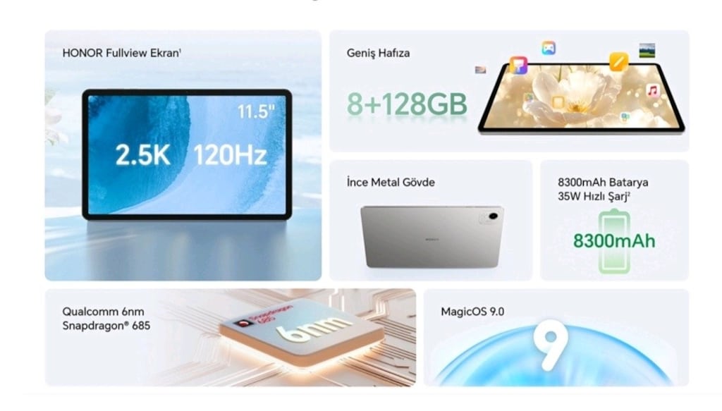 tablet honor pad x9a 8/128 - 5