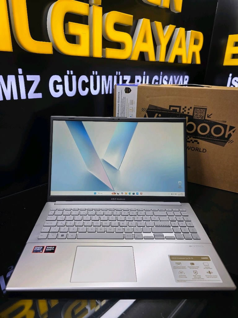 ASUS VİVOBOOK RYZEN5 40 SİFİR 24 AY GARANTİLİ - 5