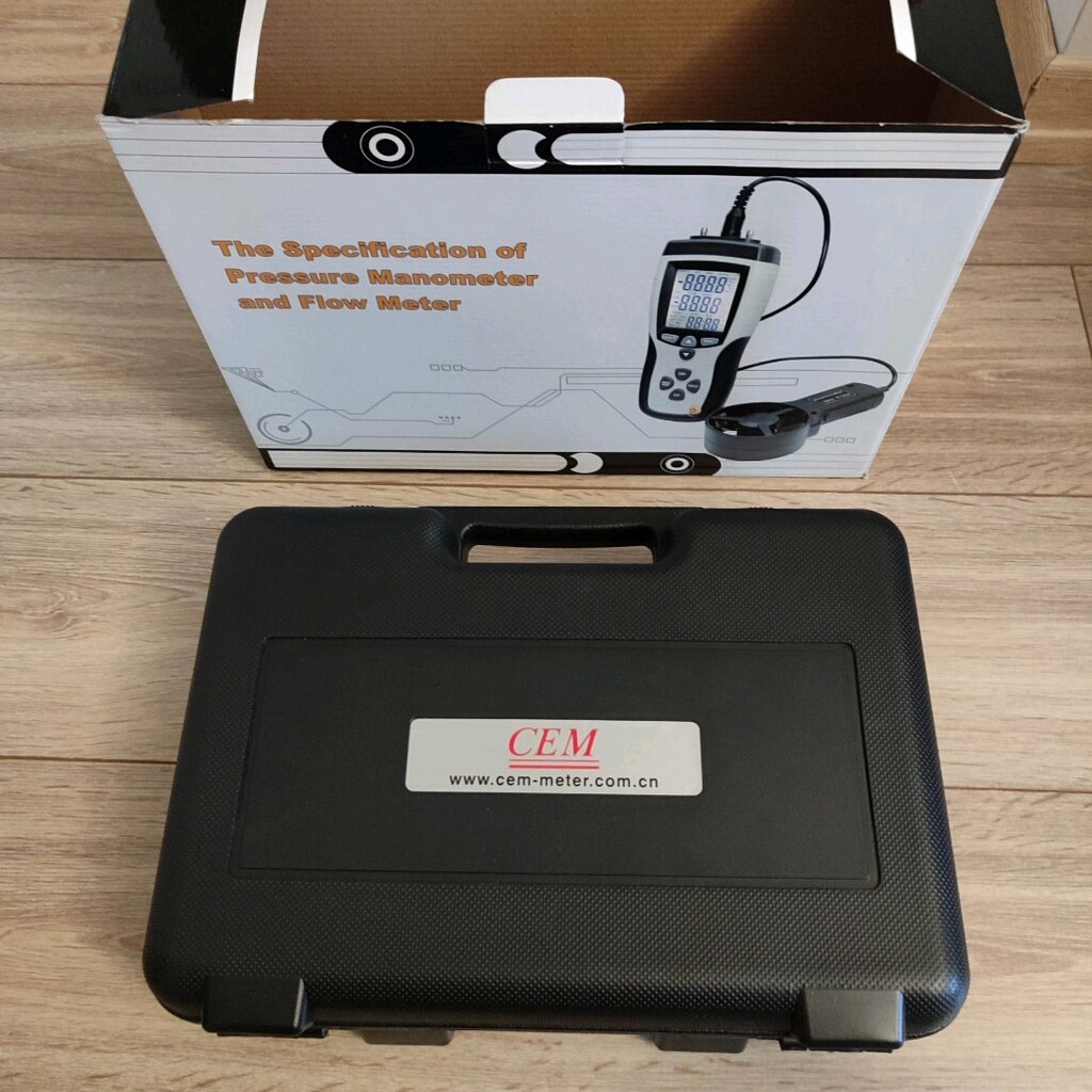 CEM DT8897 Fark Basınç ve hava akış hız ölçer * Yeni - 3