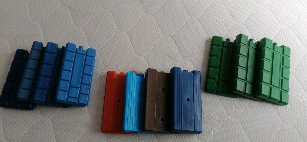 Buz kasetleri rengarenk ilaç ve piknik dolapları için uyumludur - 6