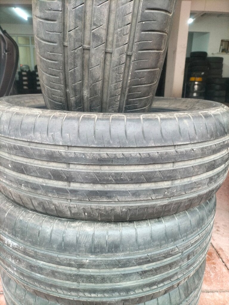 4 adet çıkma lastikler 215/55r17 sıfır gibi lastikler - 6